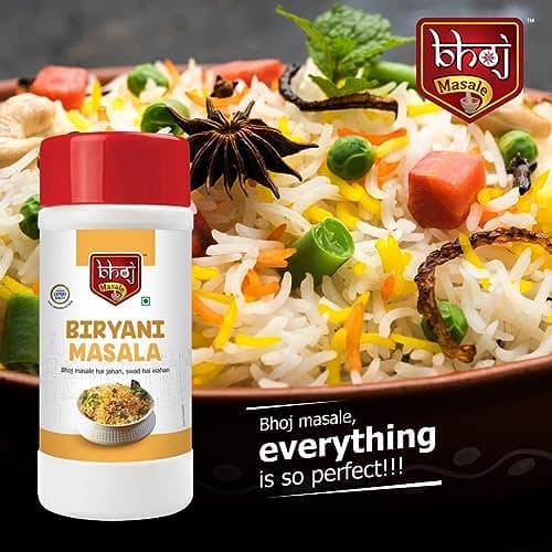 Bhoj Masale Biryani Masala 450 GM | Jain Spices | Spice Blend Biryani Masala Powder | Indian Traditional Biryani Masala — image 3