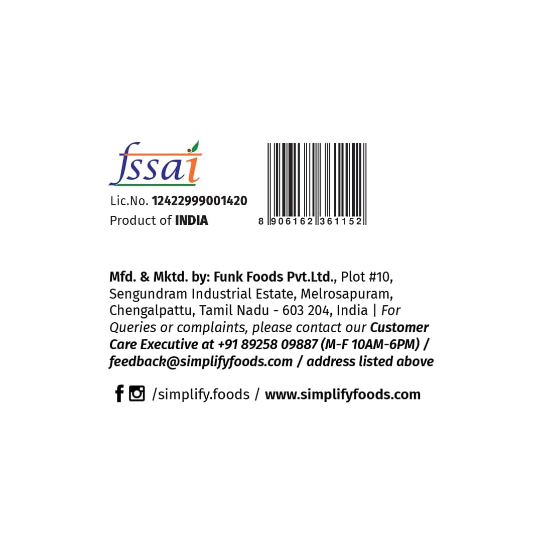 Simplify Foods Cashew & Moringa Instant Soup | Pack of 2 Single-Serve Sachets (Each Makes ~125 ml) | Made with 52% Real Moringa Pulp | Just Add Hot Water | Travel-Friendly | Clean Label | 0% Additives or Preservatives — image 9