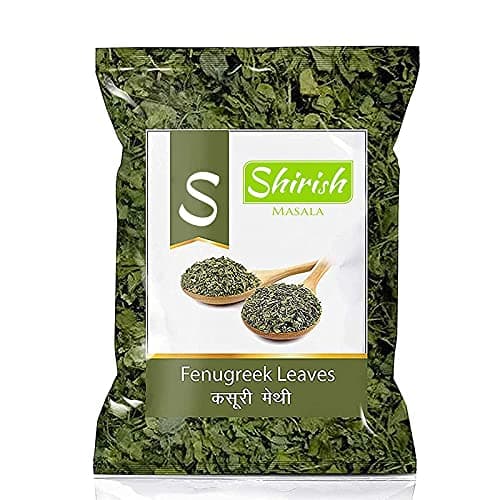 Shirish Masala Organic Kasuri Methi, Fenugreek Leaves, Dried Methi Leaves 100g Spices Masala