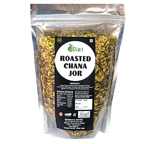 D4Diet Roasted Chana Jor, 200g / Soft Textured, Protein Rich, Gluten Free, Vegan snack/Healthy Namkeen/Roasted Namkeen — image 5