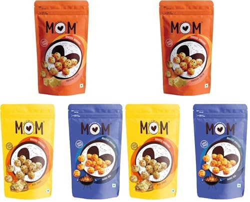 MOM - Meal of the Moment, Roasted Desi Chaat Makhana, 52g | Gluten Free | Anti Oxidants | MSG Free | Zero Trans Fat | No added Preservatives and No Artificial Flavours | No Onion No Garlic (Pack of 2) — image 7