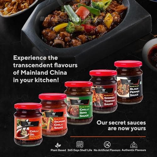 Mainland China Black Pepper Sauce 225g | Authentic Asian Flavour | Ready to Cook Plant Based with No Artificial Flavours | Perfect for Restaurant Style Meals, Stir Fry, Sautéing & Continental Cuisine — image 6