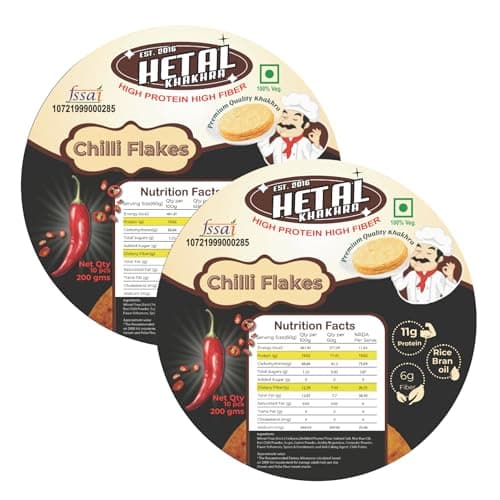 Methi Khakhra | JAIN | Crispy | Ready To Eat | High Protein High Fiber| No Palm Oil | 200g Vacuum Pack Of 2 — image 7