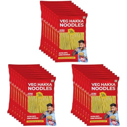 Yu Foodlabs - Veg Hakka Preservative Free Noodles - Extra Long & Extra Soft - Not Fried & No Palm Oil - Zero Preservatives & 100% Natural - Just Boil - Ready In 5 Mins - Serves 6-300gram - (Pack Of 2) — image 8