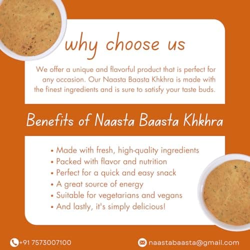 Naasta Baasta Jain Noodles Masala Khakhra - Savory, Crispy, Vegan, Pack of 4, Unique Flavor, Indian Snack 200g, Pack of 4 — image 6
