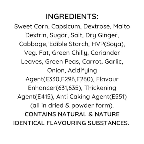 Dailyum Instant Sweet Corn Soup | Pack of 5 | Ready To cook Instant Soup |100% Natural | No MSG | No Chemical Preservatives | No artificial Flavours | Each 50g pack Serves 4 — image 2
