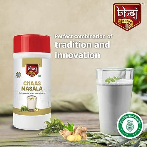 Bhoj Masale Chaas Masala 450GM | Buttermilk Masala | Helpful for digestion. No Colour, No Preservatives, No Onion & No Garlic (Jain Masala) — image 3