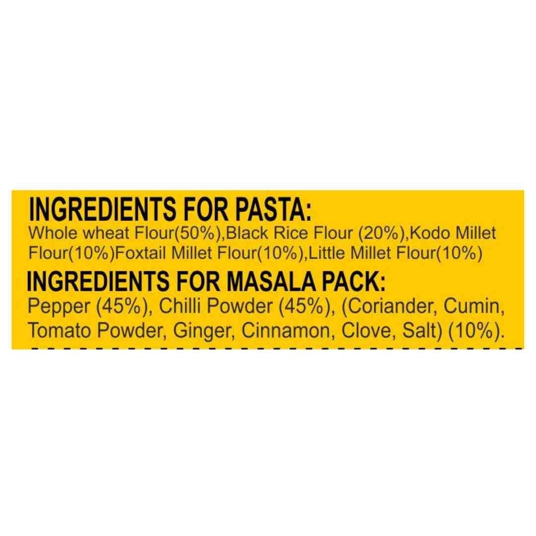 Naturally Yours Black Rice Pasta – Macaroni Made with Black Rice, Millet & Whole Wheat | High Protein, No Maida, Not Fried, No Onion No Garlic, 100% Jain Friendly | Ready in 5 Mins | 175g (PACK OF 3) — image 3