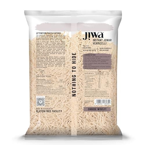 Jiwa Instant Jowar Vermicelli | 200 G | Cooks in 7 Minutes | Ready to Cook | 100% Millet | No Maida, No Atta | Gluten Free — image 3