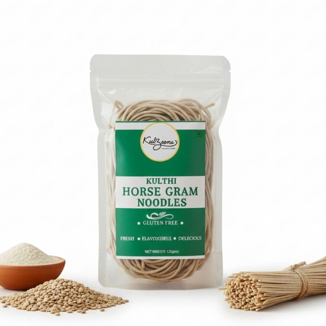 Millet Me by Kuizeens Gluten-Free Horse Gram Noodle - 110G (Pack of 1) | Protein & Fiber-Rich | Easy-to-Make | Rich in Nutrients | No MSG | No Preservatives | Low Glycemic | Vegan & Wholesome | Easy to Digest Healthy Noodles | Jain | No Onion & Garlic | Ready in Minutes