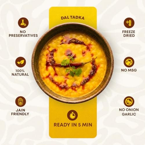 Instant Dal Tadka 60g | No Onion No Garlic | Homestyle Dal Flavor | Pack of 1 — image 4