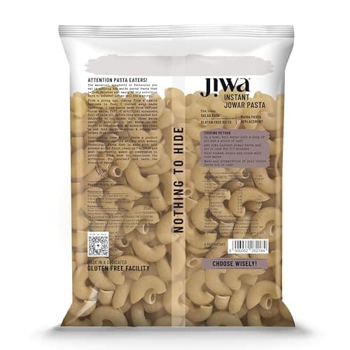 Jiwa Instant Jowar Macaroni Pasta | 200 G | Cooks in 7 Minutes | Ready to Cook | 100% Millet | No Maida, No Atta | Gluten Free — image 3