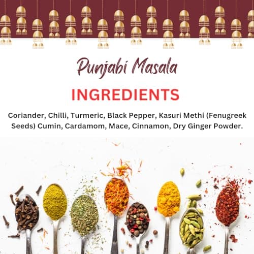 Masala Raja Punjabi Masala 100g, (No Onion, No Garlic) Blended Spice for Authentic Taste and Colour, Made With 100% Natural Ingredients Of Mountains — image 2