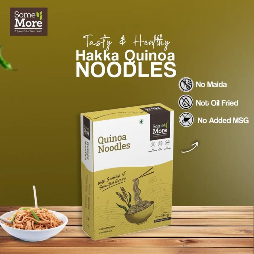 SOME MORE ﻿Hakka Quinoa Noodles 190 g | Instant Millet Noodle Pack | Traditional Hakka Style Grain Food | Healthy Snack | Quick Cook Meal Option | Convenient Kitchen Staple for Home Travel Use — image 4