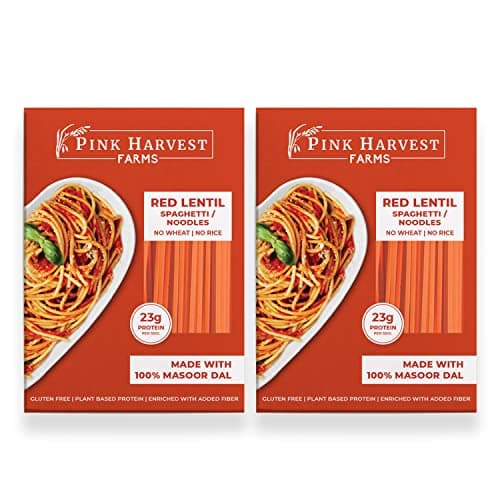 Pink Harvest Farms Red Lentil Spaghetti Noodles | No Rice - No Maida | Vegan | Gluten Free | High Protein | 200gm Pack — image 7