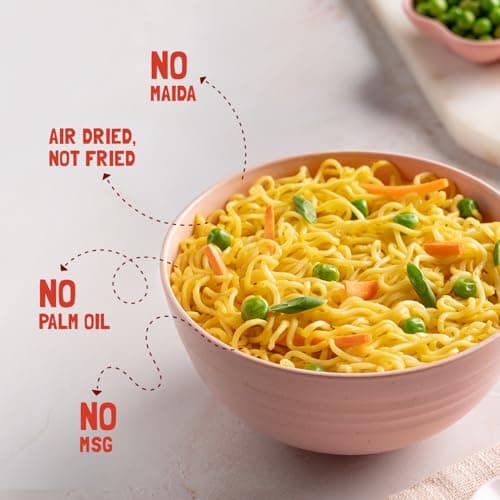 Slurrp Farm No Maida, No MSG Instant Noodles | Magic Masala | Not Fried, Millet Noodles, 6 X 57 g — image 4