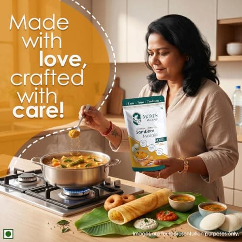 Mom's Mixes Sambhar Masala | Premix Masala | No Onion & Garlic | 100g — image 4