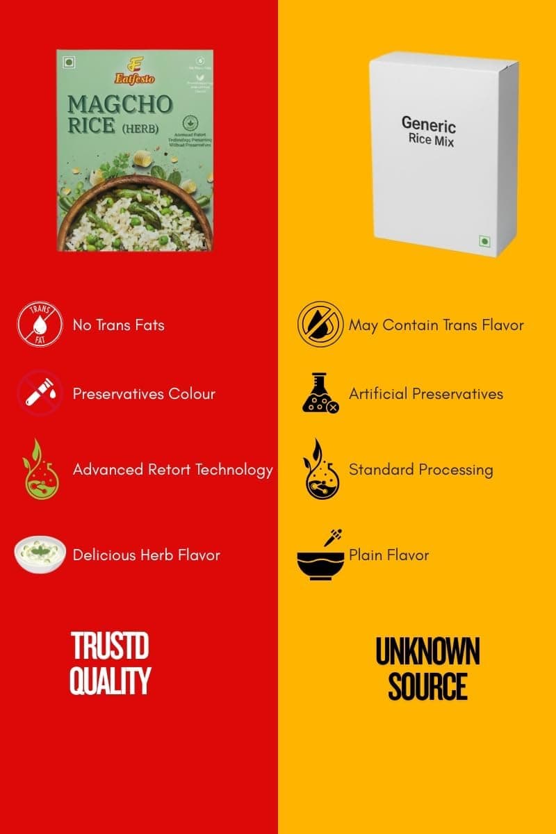 Eatfesto Almond Broccoli Soup | Healthy Instant Soup Mix | No Onion No Garlic | Jain Friendly | Ready in 1 Minute | High Nutrition & Vitamins | MAGCHO RICE (HERB) - Ready-to-Eat Flavourful Herb Pack Of 3 + 1 — image 5