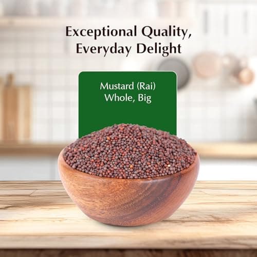 Amazon Brand - Vedaka Mustard (Rai) Whole, Big 200 g — image 3