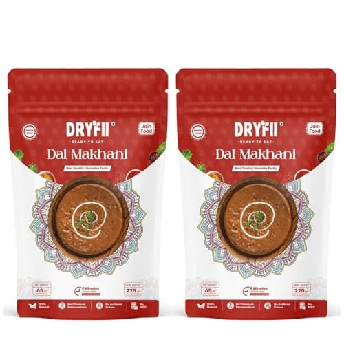 Dryfii Ready-to-Eat Instant Jain Dal Makhani | Pure Veg | Freeze Dried | No Onion, No Garlic | Rehydrated Weight 225 g — image 8