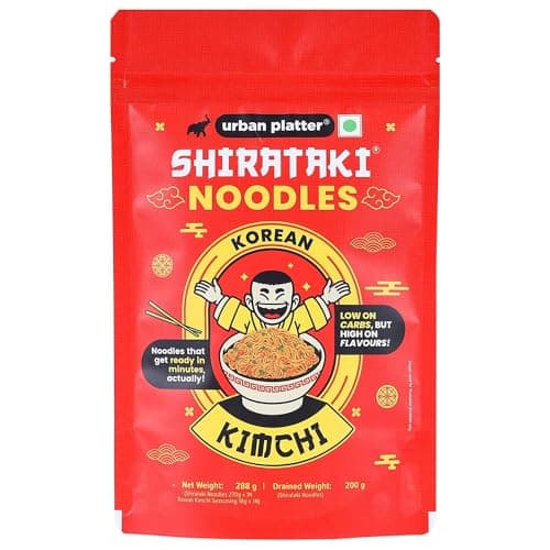 Urban Platter Indian Mast Masala Shirataki Noodles, 279g (Konjac Noodle | Keto-friendly, Low-Carb, Fat-free | Zesty Indian Masala | Ready in Minutes) — image 7