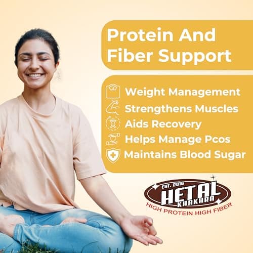 Milets Khakhra JAIN | Gluten Free | Crispy| Ready To Eat | High Protein High Fiber| No Palm Oil | 200g Vacuum Pack Of 2 — image 6