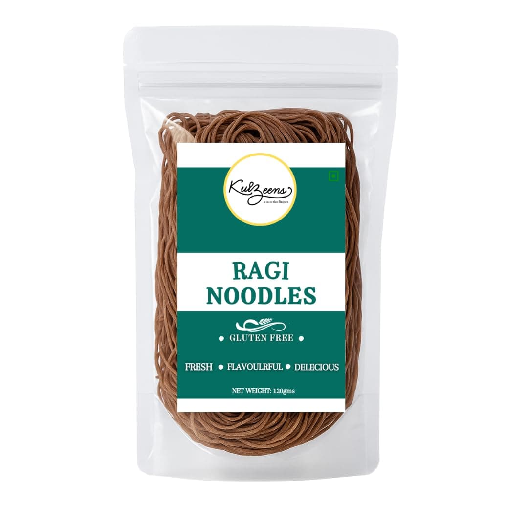 Millet Me by Kuizeens Ragi Noodles - 220G (Pack of 4) |100% Millet Noodle|Protein-Rich | Easy-to-Make | Fresh & Flavourfull | No MSG |No Preservatives|Ready in Minutes | Jain | No Onion & Garlic