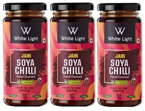 White Light Food Jain Soya Chilli Sauce l Vegan and Natural Ingredients l Ready to Eat Healthy Food (250g) (Pack of 1) — image 7