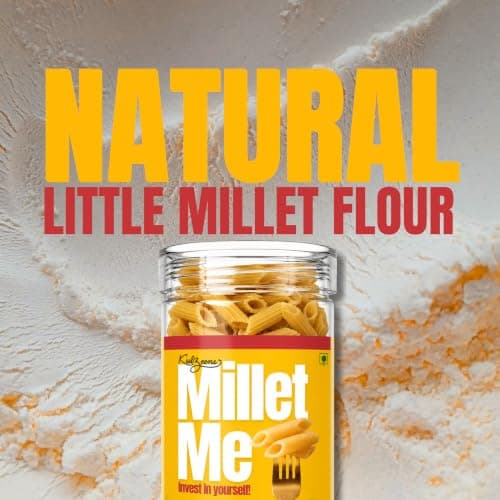 Millet Me by Kuizeens Little Millet Pasta - 230g ( Pack Of 2 ) | No Maida | High Fiber Vegan Pasta |Protein & Fiber-Rich | Gluten-Free Delight | low-carb diets | Easy-to-Make | No MSG | No Preservatives|Jain | No Onion & Garlic — image 7