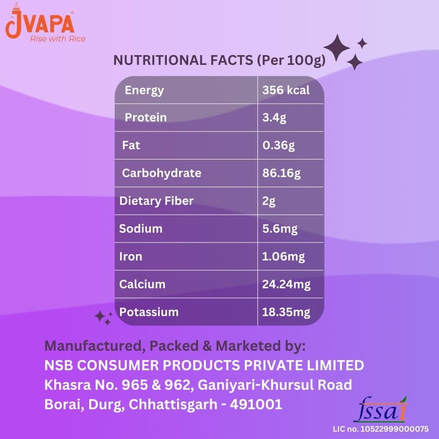 Jvapa Flat Rice Noodles (3mm) - Perfect for Pad Thai/Pho, Naturally Gluten Free, Made with 100% Rice, Non Bleached, No Maida - 700gm (350gm x Pack of 2) — image 2