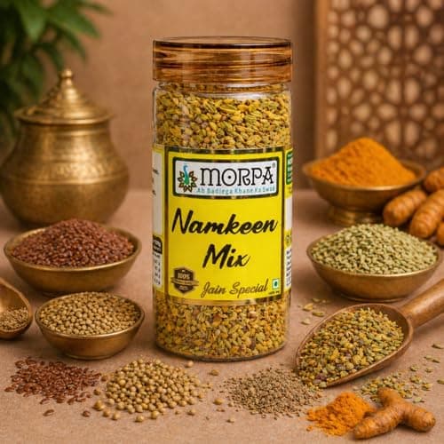 Morpa Namkeen Mix Mouth Freshener Traditional Indian Mukhwas Saunf, Coriander and Spice Blend After Meal Digestive Breath Freshener Jain Special 100% Veg — image 2