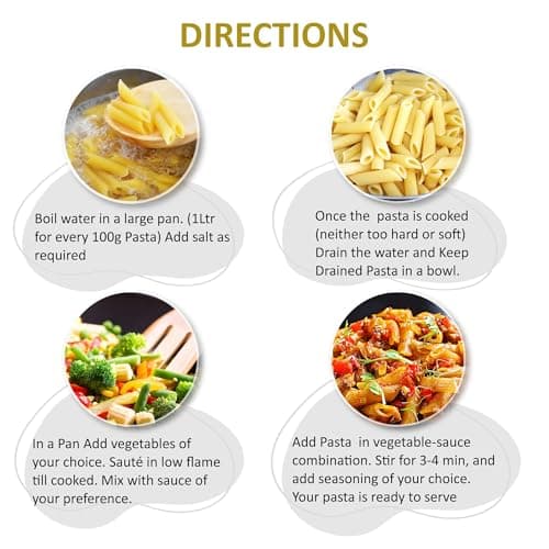 DiSano Farfalle Pasta 500g, Healthy Pasta, Made with 100% Durum Wheat Semolina, 100% Suji, No Maida, Source of Protein & Fibre, Non-Sticky — image 7