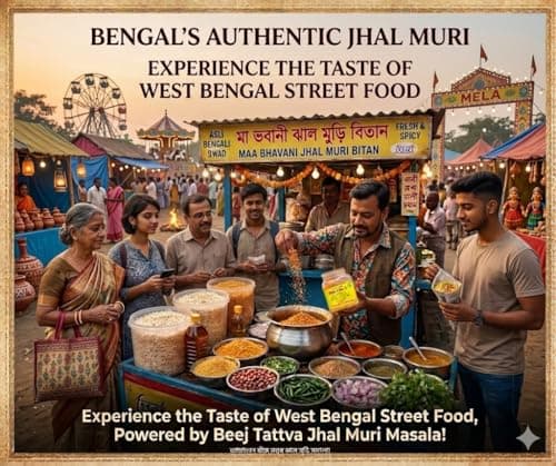 Beej Tattva Kolkata Jhal Muri Masala |No Onion| No Garlic|JarPacking | 50 Grams | For Healthy Cooking | All Seasonings Spices | Pure & Hygiene | Spice Mix | Authentic Taste | Premium Masala — image 7