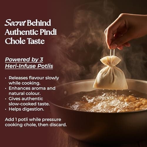 HeriMore Amritsari Pindi Chole Masala, 100g | Authentic Punjabi Chole Spice Powder, Jain Friendly, No Onion Garlic, Natural & Preservative-Free — image 7