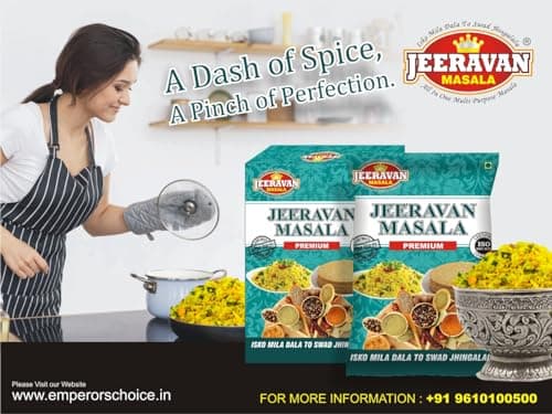 JEERAVAN Masala 100 gm | Poha Masala | Fruit Chaat Masala | जीरावन मसाला | Tastemaker | Mix of 32 Blended Healthy Spices | 100% Natural Ingredients | 100 gm (Pack of 1) — image 4