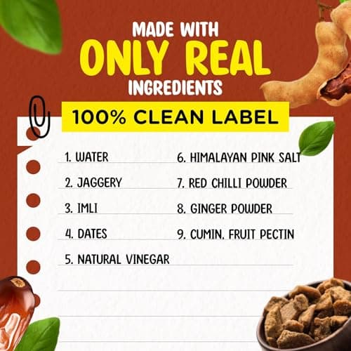 REPEAT GUD Healthy Imli & Date Sauce 100% Natural Ingredients | No MSG | No GMO | No Refined Sugar, Made With Jaggery & Dates | 100% Chemical & Preservative Free | GUD For Kids | 100% Vegetarian | 225 gm — image 4