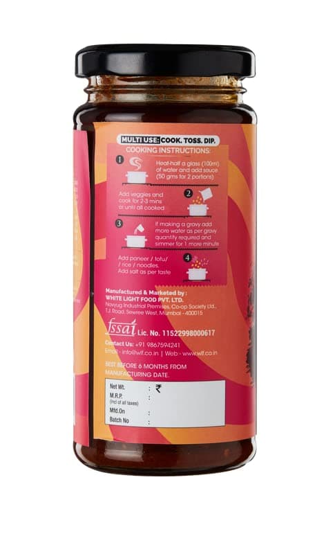 White Light Food Jain Soya Chilli Sauce l Vegan and Natural Ingredients l Ready to Eat Healthy Food (250g) (Pack of 1) — image 4