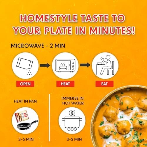 Chokhi Dhani Malai Kofta Ready to Eat 300g | Paneer Kofta in Rich Cashew Cream Gravy | Authentic North Indian Curry | 2 Min Heat & Serve | Veg — image 5