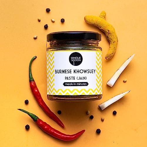 Wholespoon Jain Khowsuey Paste (180gm) | All natural, Preservatives Free, Plant based | Make Restaurant Style Jain Khow Suey in 10 mins