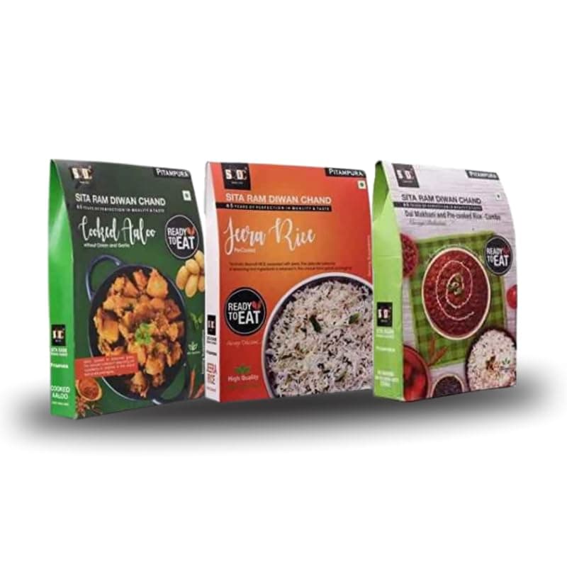 Sita Ram Diwan Chand Ready to Eat Chole Without Onion & Garlic | Dal Makhani cooked rice|Dal Makhani 300 Gram Each| No Preservatives|No Artificial Flavors |Natural Ingredients | Tasty Snacks Pack of 3 — image 5