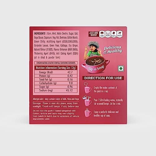Dailyum Crispy Fried Noodles + Jain Instant Soup Box-Tomato and Manchow| 8 Single Serve Sachets,12g Each| Sip-A-Soup| Natural | No MSG | Pack of 3 Box — image 2