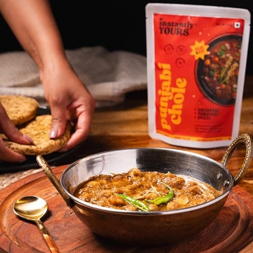 Instantly Yours Ready To Eat Punjabi Chole 225 gm | Ready to Eat Indian Dish | No Preservatives | Instant Ready Meal — image 3