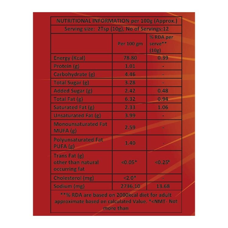 Gusto Foods Truffle Hot Sauce - 120 grams | Spicy Hot Pepper Blend Infused with Luxurious Truffle Flavor | Vegan & Gluten-Free | Elevate Your Dishes with Gourmet Flavor — image 2