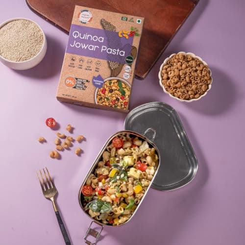 Organic Wisdom-Back to Roots Quinoa Jowar Macaroni, 180 g | Millet Pasta | No Maida | No MSG | No Refined Oil | High Protein & Fiber — image 6