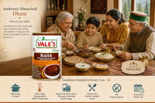 VALE'S Kulth 425 gm | Authentic Chambyali Dham Horsegram Curry | 100% Natural • No Onion No Garlic • Sweet & Sour • Traditionally Cooked • Ready to Eat – Heat & Serve — image 6