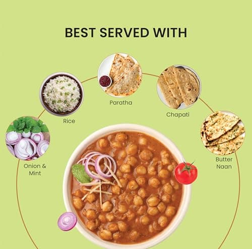 Chandni Chowk Ready to Eat Punjabi Shahi Chole, Pure Veg | Restaurant Style Ready to Cook Shahi Chole | No Preservatives Or Artificial Colors | 285gm Pack of 1 — image 5