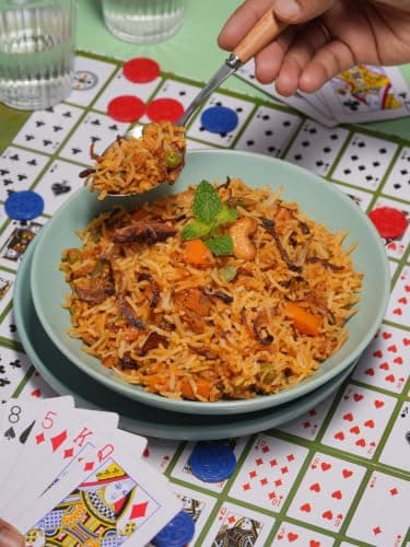 Bowlful Jain Veg Biryani, 70 GMS,Pack of 3, Rice with Rich Raw Spices. 100% Natural, Freeze Dried Food — image 4