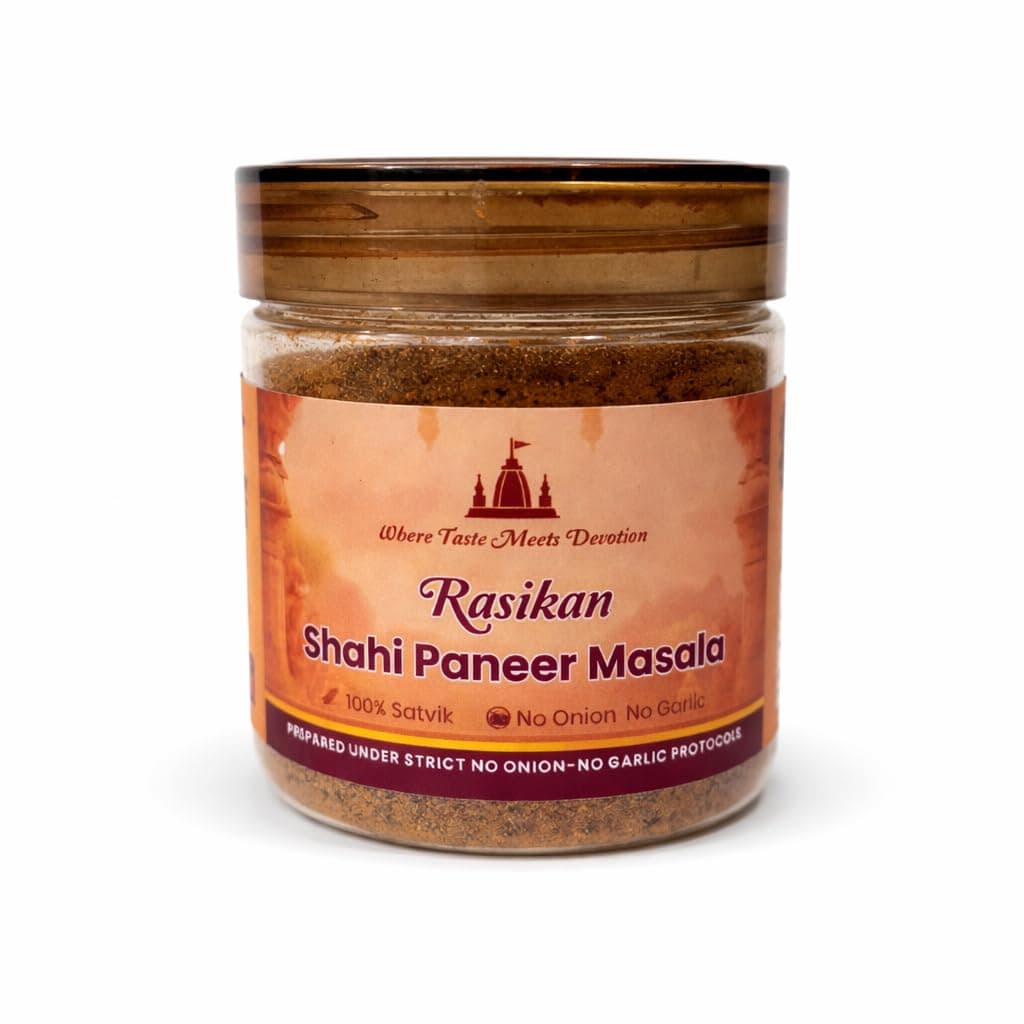 Rasikan Jain Satvik Masala Combo – Kitchen King, Chole, Garam Masala,Paneer Tikka(320g) | No Onion No Garlic | Freshly Ground Small Batch Spices | No Added Colour or Preservatives | Perfect for Bhog, Satvik & Everyday Cooking — image 6