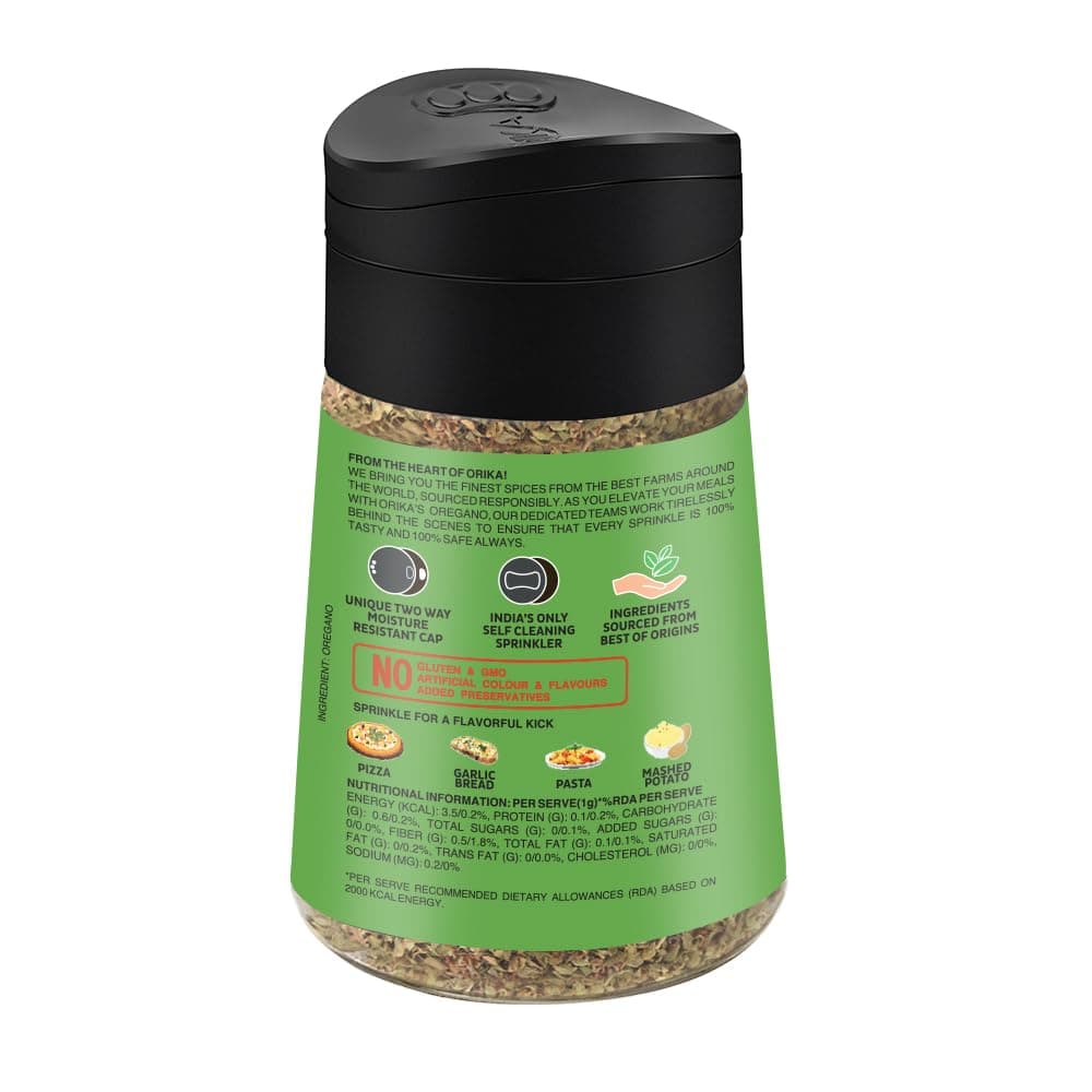 Orika Oregano Oregano Seasoning | Full Bodied Oregano Herbs | Ideal Seasoning For Pizza, Pasta, Marinades And Soups | No Artificial Flavours And Colours, 13 Gram — image 3