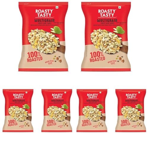 Roasty Tasty Multigrain Mix Sweet & Tangy 400G (200G X 2 Packs)|Healthy Snacks Without Palm Oil|Roasted Namkeen - Cholesterol Free|Transfat Free|Made With Pearl Millet Bajra Flakes - Millet Namkeen — image 7